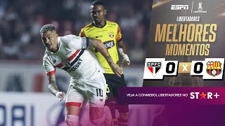 SÃO PAULO EMPATA COM O BARCELONA-EQU E DECIDE 1ª COLOCAÇÃO DO GRUPO NA ÚLTIMA RODADA