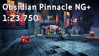 Minecraft Dungeons Obsidian Pinnacle NG+ in 1:23.750 (World Record)