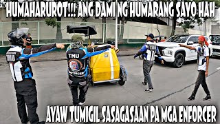 HUMAHARUROT! ANG DAMI NG HUMARANG SAYO HAH! AYAW TUMIGIL SASAGASAAN PA MGA ENFORCER! MTPB - TMU