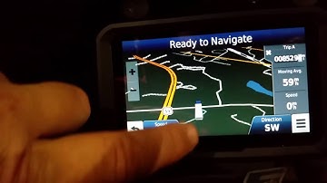 How to find current location On garmin gps