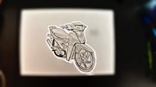 Motorcycle Drawing Kolay Motorsiklet Çizimi Motor Çi̇zi̇mi̇