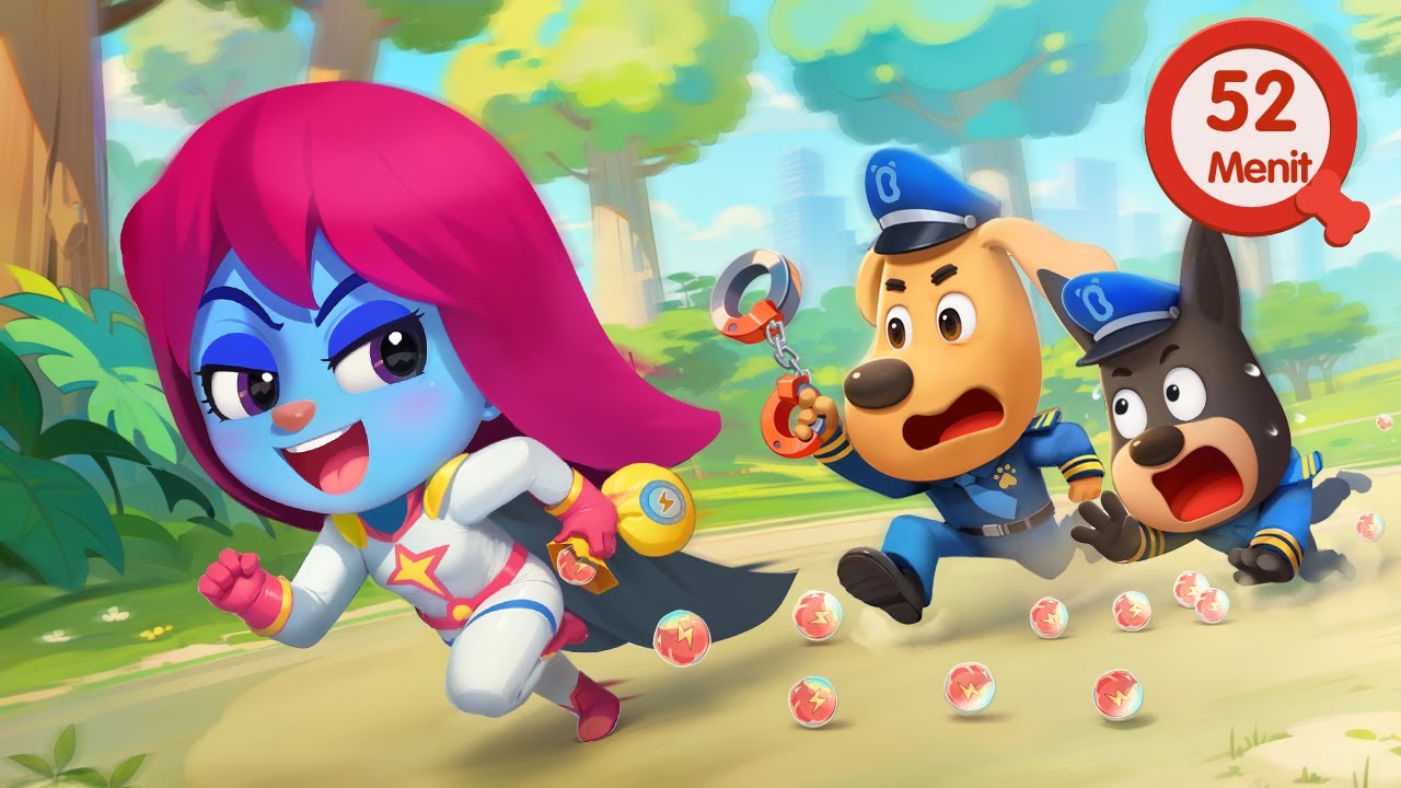 Perman Kekuatan Super 🍭| Pengetahuan Keamanan untuk Anak | Kartun Anak-anak | Kepala Polisi Labrador