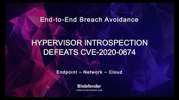 Bitdefender Hypervisor Introspection Thwarts Web Memory Corruption Attack in the Wild | Use case