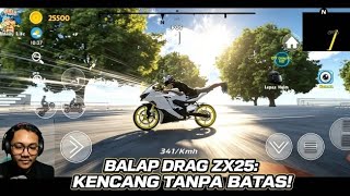 Herex Simulator Indonesia || Drag racing with the fastest ZX25 screenshot 3