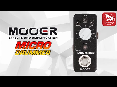 Драм-машина MOOER Micro Drummer (в формате мини-педали)