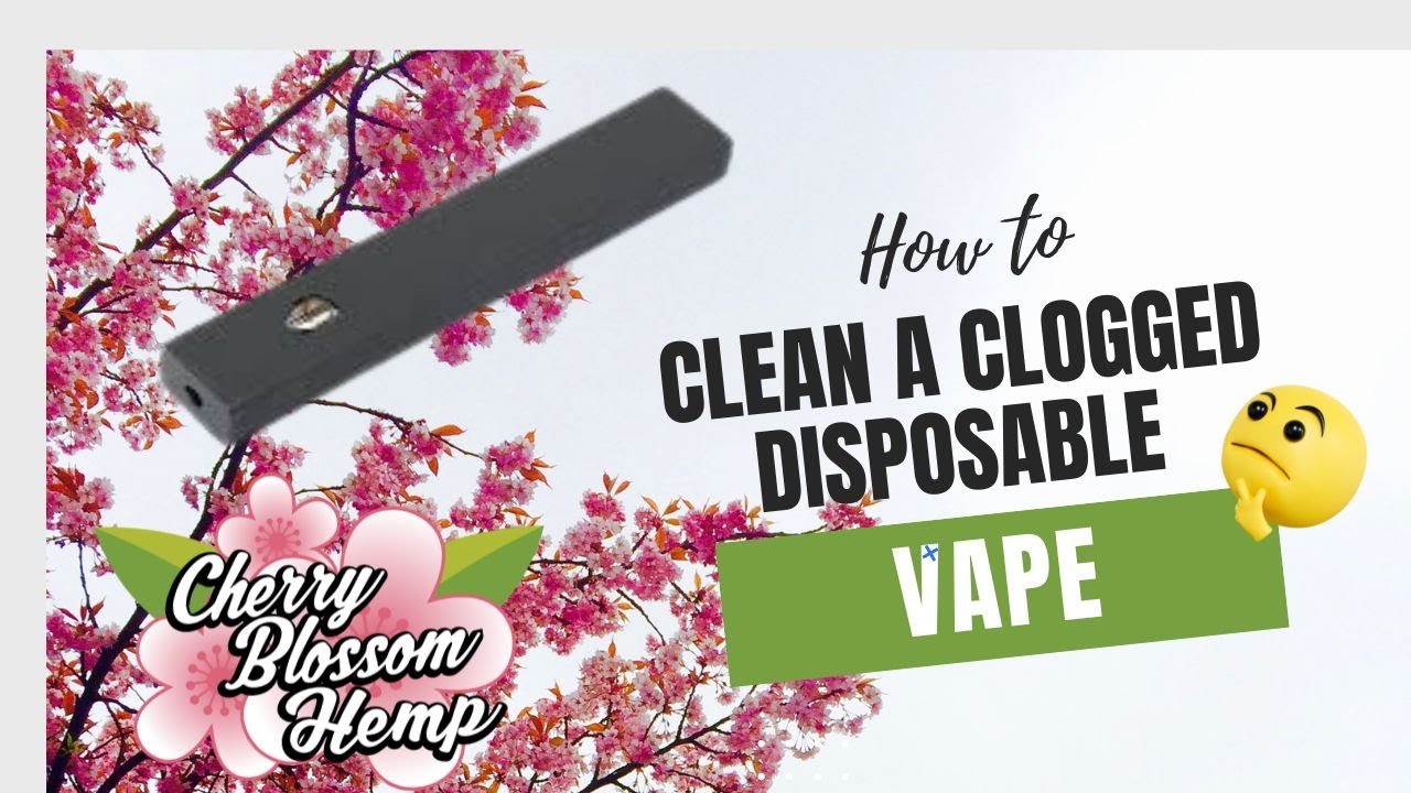 How To Clean A Vape Disposable Cleaning Your Clogged Disposable Vape - YouTube