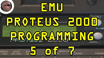 Proteus 2000 Synth Programming. (Part 5 of 7) - Filter Sweeps.