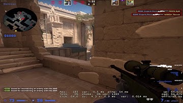 1v4 AWP Anubis (wallbang)