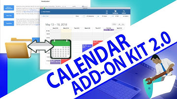 FileMaker Calendar Add-On Kit 2.0 for FM18 and Earlier