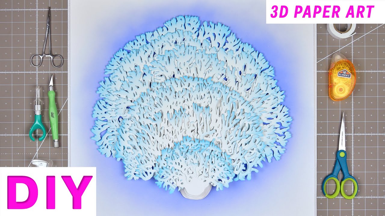 Coral | Paper Sculpture | DIY Time Lapse | OLGA SKOROKHOD - YouTube