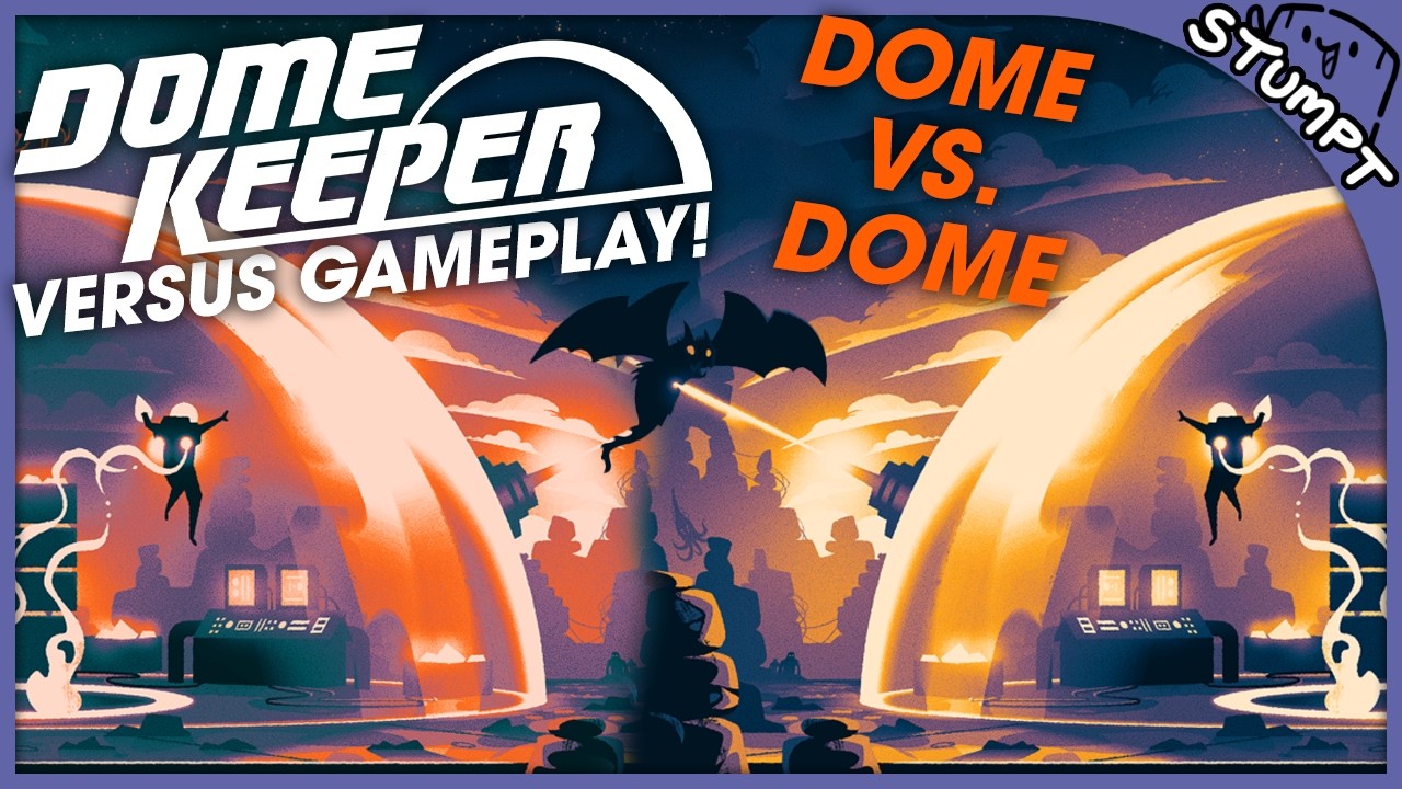 Dome vs Dome in Versus Mode! - Dome Keeper