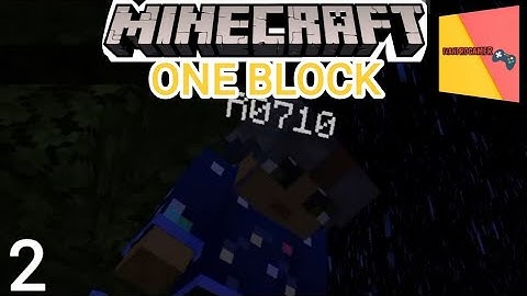 MINECRAFT: One Block - Gameplay Walkthrough Part 2 - Phase 2 Caves (iOS, Android)