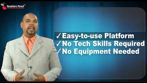 Web Hosting Reseller Program - Video