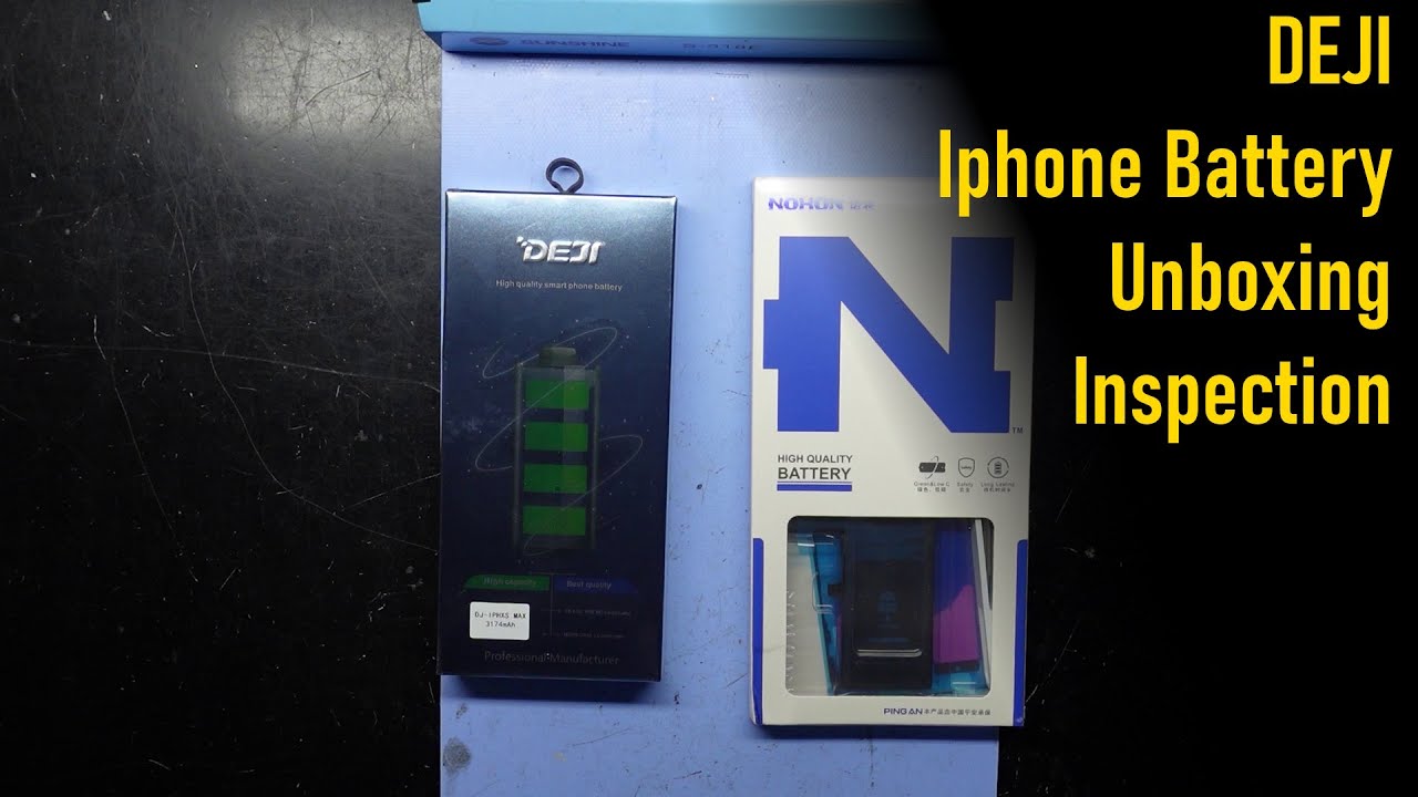 Deji Iphone Battery Unboxing and Compare to Nohon