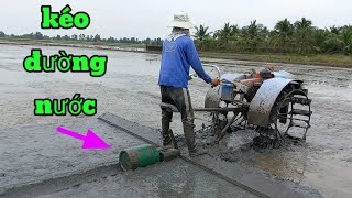 máy kéo đường nước - cơ giới nhà nông