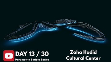 Day 13 of 30 Scripts Series — Zaha Hadid Cultural Center | Organic SubD Modeling in Rhino