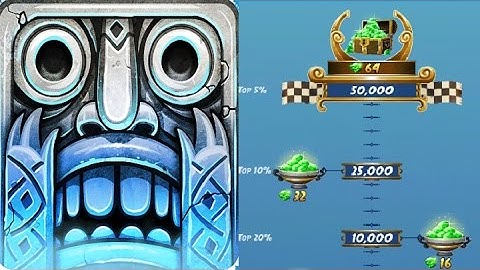 Temple Run 2: Global Challenge- The Frozen Run ( Gameplay for 64 Gems)!