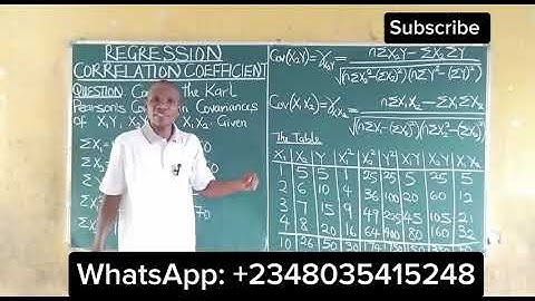 Karl Pearson Coefficient of Correlation