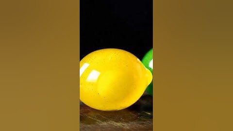 Cutting Glass Fruits Lemon 🍋 Asmr #ai #aiart #asmr #satisfying #entertainment