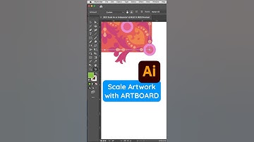 NEW Scale Art w Artboard in Illustrator #adobeillustrator #illustrator #illustratortutorial #resize
