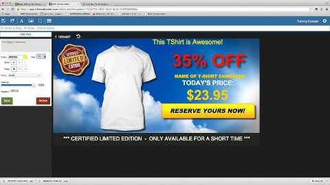 How to add or edit a text field - Tshirt Ad Builder - Teespring Or More
