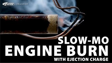 SLOW-MO Engine Burn WITH ejection charge