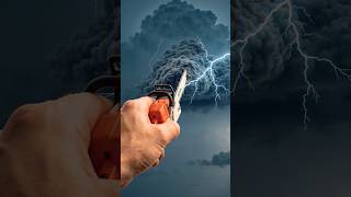 “This Tiny Tool Cut a Storm Cloud! ⚡🪚”#shorts