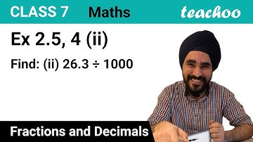 Ex 2.5, 4 - Find: (ii) 26.3 ÷ 1000 - Dividing Decimals - Teachoo