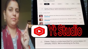 ⚠️ Views: Data is underreported for some dates (31 January 2025).We