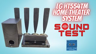 LG HT554TM Home Theater System Sound Test