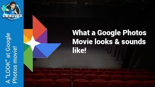 Google Photos Movie When Completed With Sound