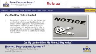 Eviction Process: Can My Landlord Evict Me?