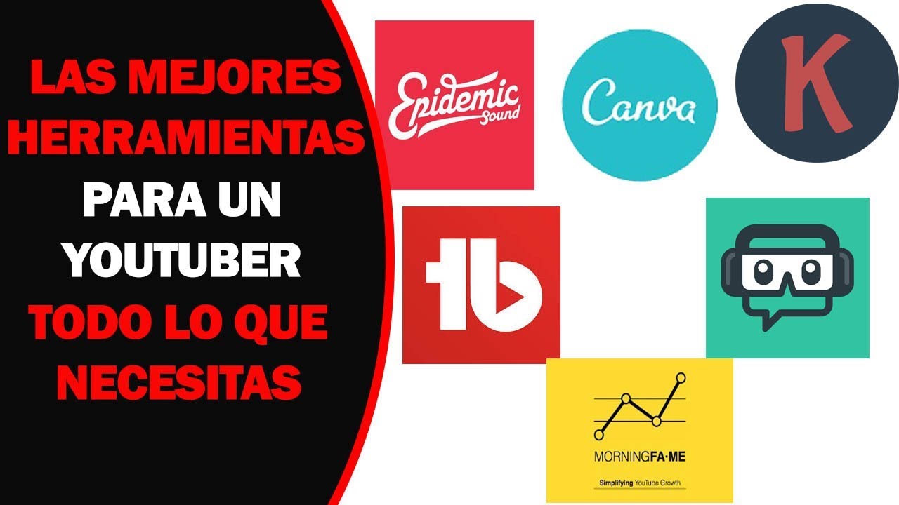 Las mejores herramientas para un Youtuber todo lo que necesitas - YouTube