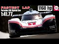 Porsche 919 hybrid evo lap at spafrancorchamps fastest lap in 2018