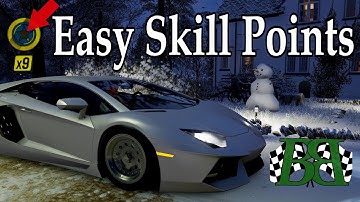 How To Farm Super Easy Skill Points In Forza Horizon 4 | BioBen Gameplay