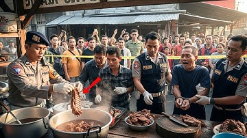 MEDAN GEMPAR‼️ Polisi Gerebek Warung Rawon, Isinya Bukan Daging Sapi, Tapi Potongan Tubuh Manusia!