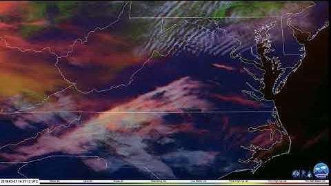 Altocumulus Undulatus Developing in Virginia