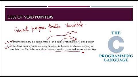 Void Pointer In C Language: C Tutorial In Hindi #52