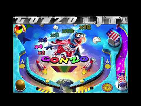 Muppet Pinball Mayhem (Game Boy Advance Game) - Gonzo Table Longplay