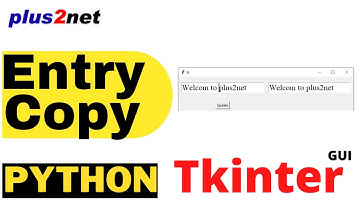 Copy data from first entry box to second entry on button click or using trace method in Tkinter
