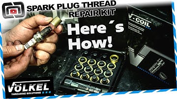 Repairing a Damaged Spark Plug Thread – This is How Easy it is with the Völkel Repair Kit 19113
