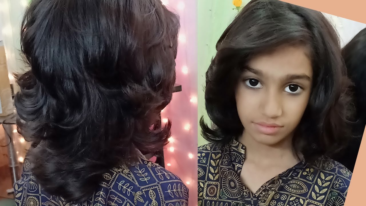 haircut for girls kids || short hair haircuts || Nazia Khan - YouTube