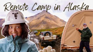 REMOTE MINING CAMP SITE IN ALASKA | See how miners live in the Alaskan bush