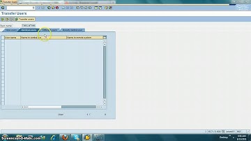 SAP Security Training How do we transfer users to CUA Master