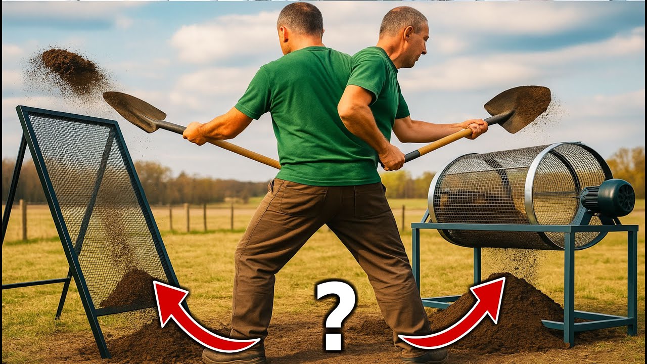 Sito do ziemi kontra przesiewacz - co lepsze?