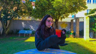 smoking a cigarette with tea for the first time