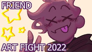 Art Fight 2022 - Friend [ Speedpaint ]