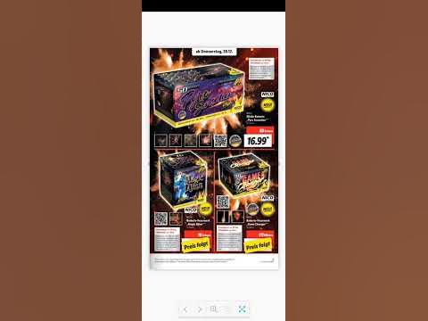 Lidl Feuerwerk Prospekt 2023/24 KOMPLETT Alle Lidl Feuerwerk Artikel