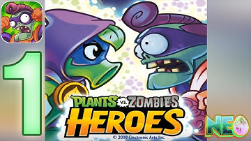 Plants vs. Zombies Heroes: Gameplay Walkthrough Part 1 - The Tutorial (iOS, Android)