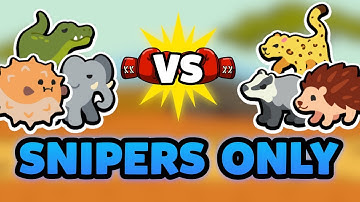 Super Auto Pets but we can only use SNIPERS